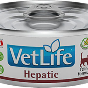 Farmina Vet Life Hepatic Υγρή Τροφή για Ενήλικες Γάτες σε Κονσέρβα χωρίς Σιτηρά & Γλουτένη 85gr 22.01.066