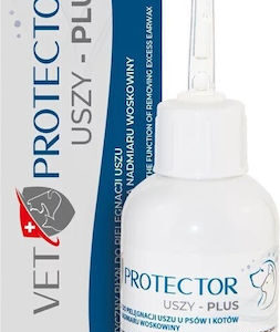 Jm Sante Vet Protector Uszy Plus Ear Solution Dogs Cats – 50 Ml