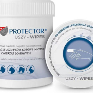 Jm Sante Vet Protector Uszy Wipes Finger Wipes Ear Cleaning Dogs Cats Other Animals – 50 Pcs