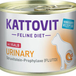 Kattovit Urinary Υγρή Τροφή για Ενήλικες Γάτες σε Κονσέρβα με Μοσχάρι χωρίς Γλουτένη 185gr FINN.78046