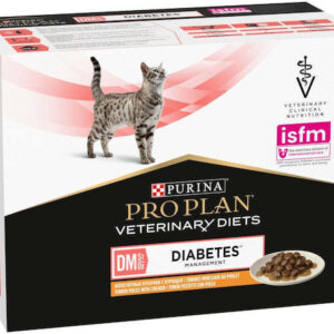 Purina Veterinary Diets Υγρή Τροφή για Ενήλικες Γάτες σε Φακελάκι με Κοτόπουλο 10x85gr 182381