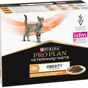 Purina Veterinary Diets Υγρή Τροφή για Ενήλικες Γάτες σε Φακελάκι με Κοτόπουλο και Ψάρια Διαίτης 85gr