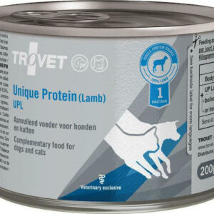 Trovet Unique Protein UPL Υγρή Τροφή για Ενήλικες Γάτες σε Κονσέρβα με Αρνί Διαίτης, χωρίς Γλουτένη 200gr